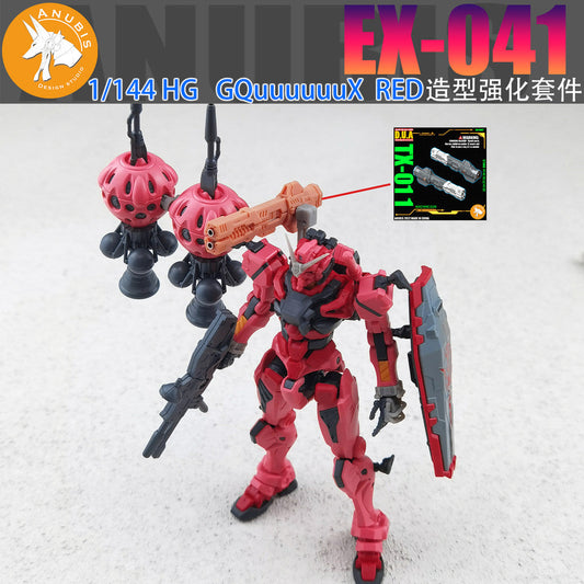 ANUBIS EX041 HG 1/144 Red V-fin / Fist / the Back armor of Hands Upgrade Parts (Not the figure or model)
