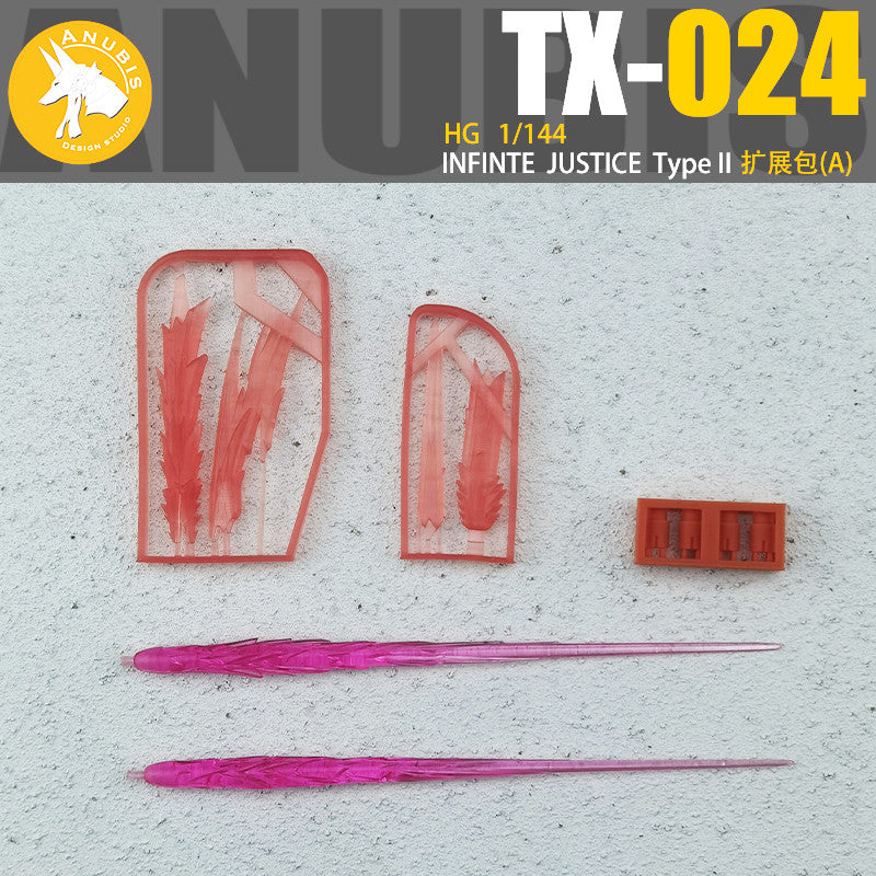 ANUBIS TX024 HG 1/144  infinte justice type 2 Detail upgrade parts no kits Collectibles