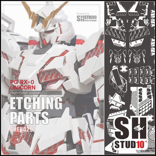 SH STUDIO Upgarde Etching Parts for PG 1/60 Unicorn