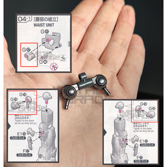CA G19 G20 G35 G47 Metal parts for RG UNICORN BANSHEE FULL ARMOR UNICORN 20250717