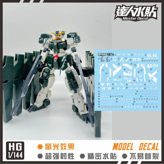 MASTER H074 Water Slide Decal for HG 00 1/144 Zabanya Collectibles
