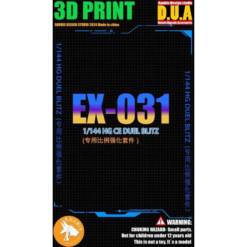 ANUBIS EX031 Detail Upgrade Parts for HG 1/144 Duel Blitz SEED Collectibles