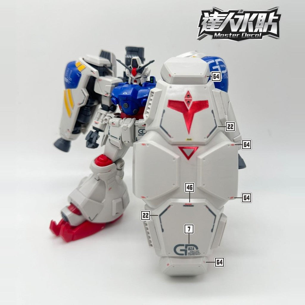 MASTER H076 Water Slide Decal HGUC HG 1/144 GP02A GP02 Collectibles
