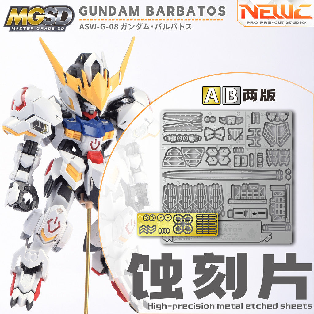 20250722 NewC MGSD BARBATOS Metal Etched Parts (Kits not included)