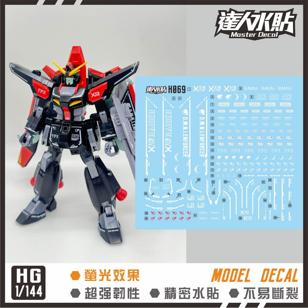 MASTER Water Slide Decal H069 SEED HG 1/144 Raider Collectibles