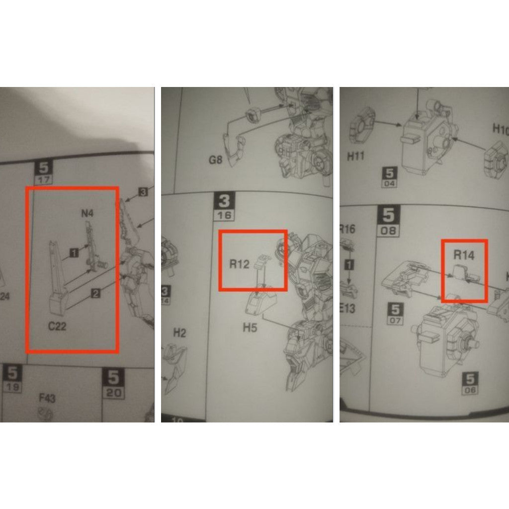 CD butcher parts for MJZ AKAI ONIWAKA