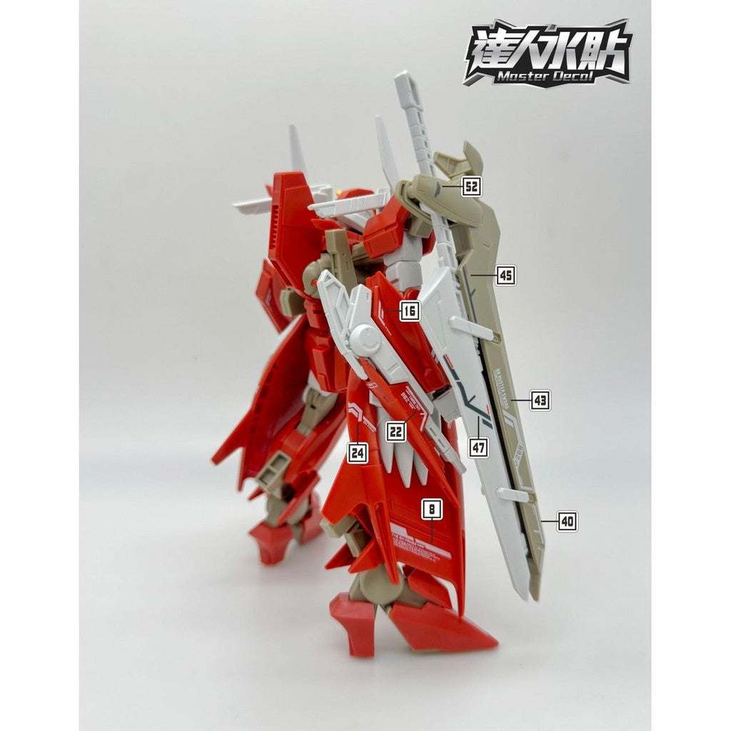 MASTER Water Slide Decal H072 HG 1/144 GNW-002 Throne Zwei Collectibles