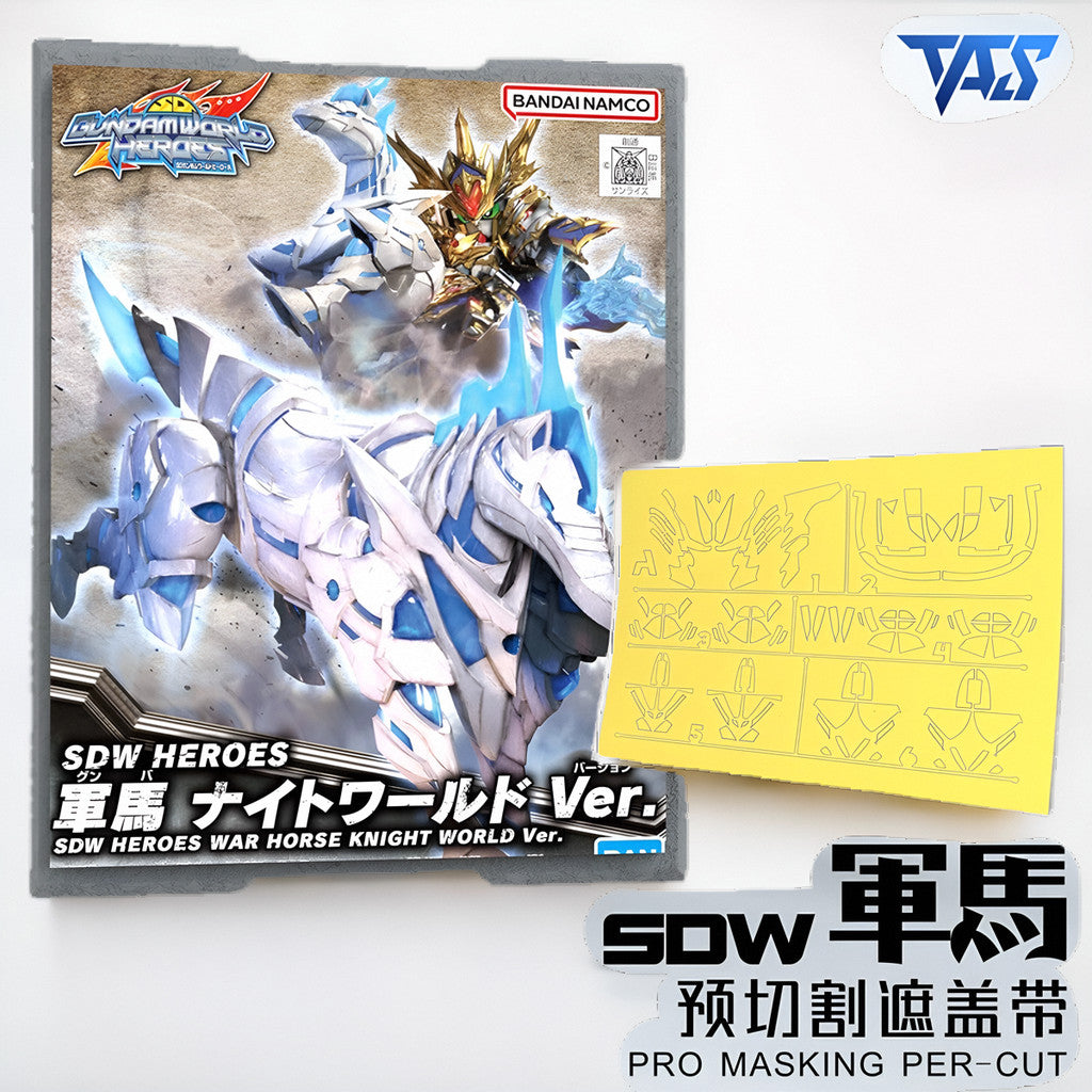 20250722 TAS SDW Heroes War Horse Knight World Ver. PRO Masking Tape Pre Cut (Kits not included)