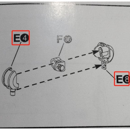 CD 8822 04 Butcher parts for MB 00Q