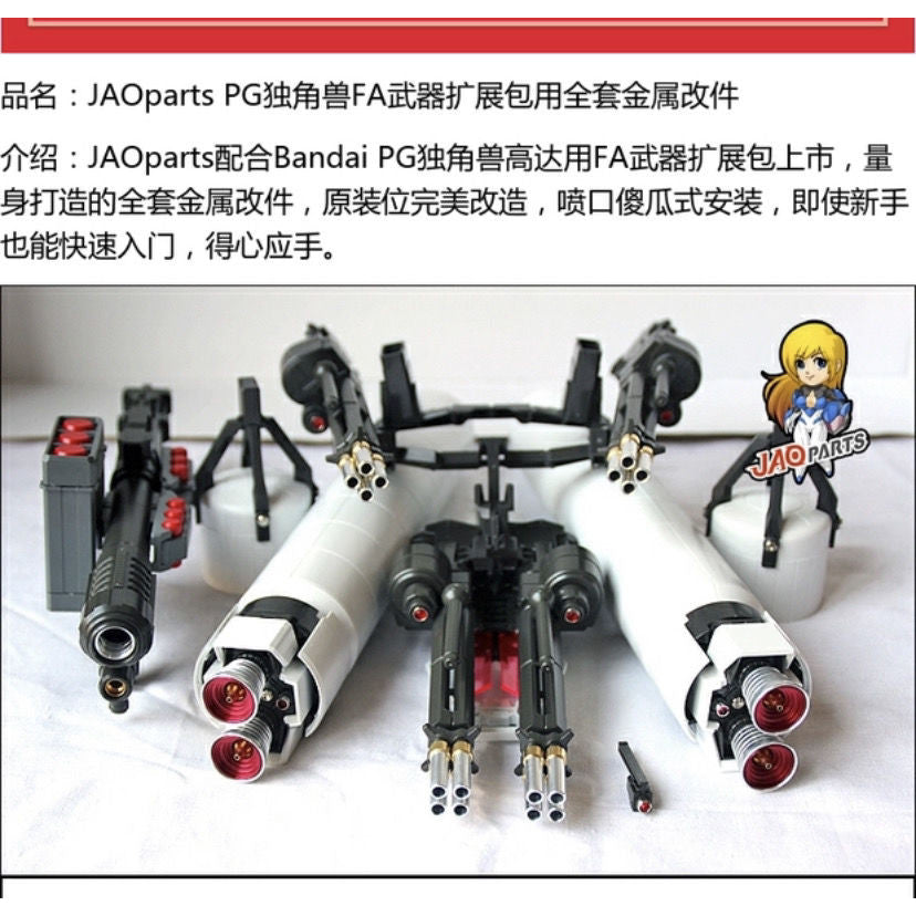 CALILY metal Detail upgrade parts for 1/60 PG UNICORN FA full armor unit EXPANSION Collectibles