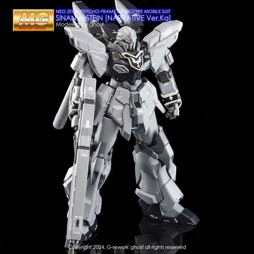 YAN FLAME Water Slide Decal GHOST MG 1/100 Sinanju Stein Narrative Ver.ka (YANMG017) 20250721