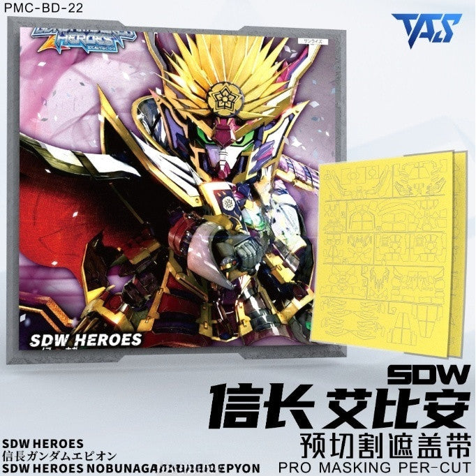 20250722 TAS SDW HEROES NOBUNAGA EPYON PRO Masking Tape Pre Cut (Kits not included)