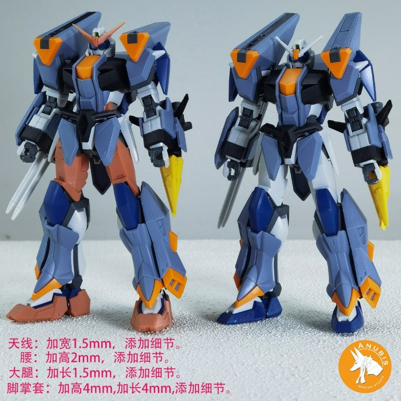 ANUBIS EX031 1/144 HG HGCE DUEL Blitz V-fin waist leg feet Detail upgrade parts no kits Collectibles