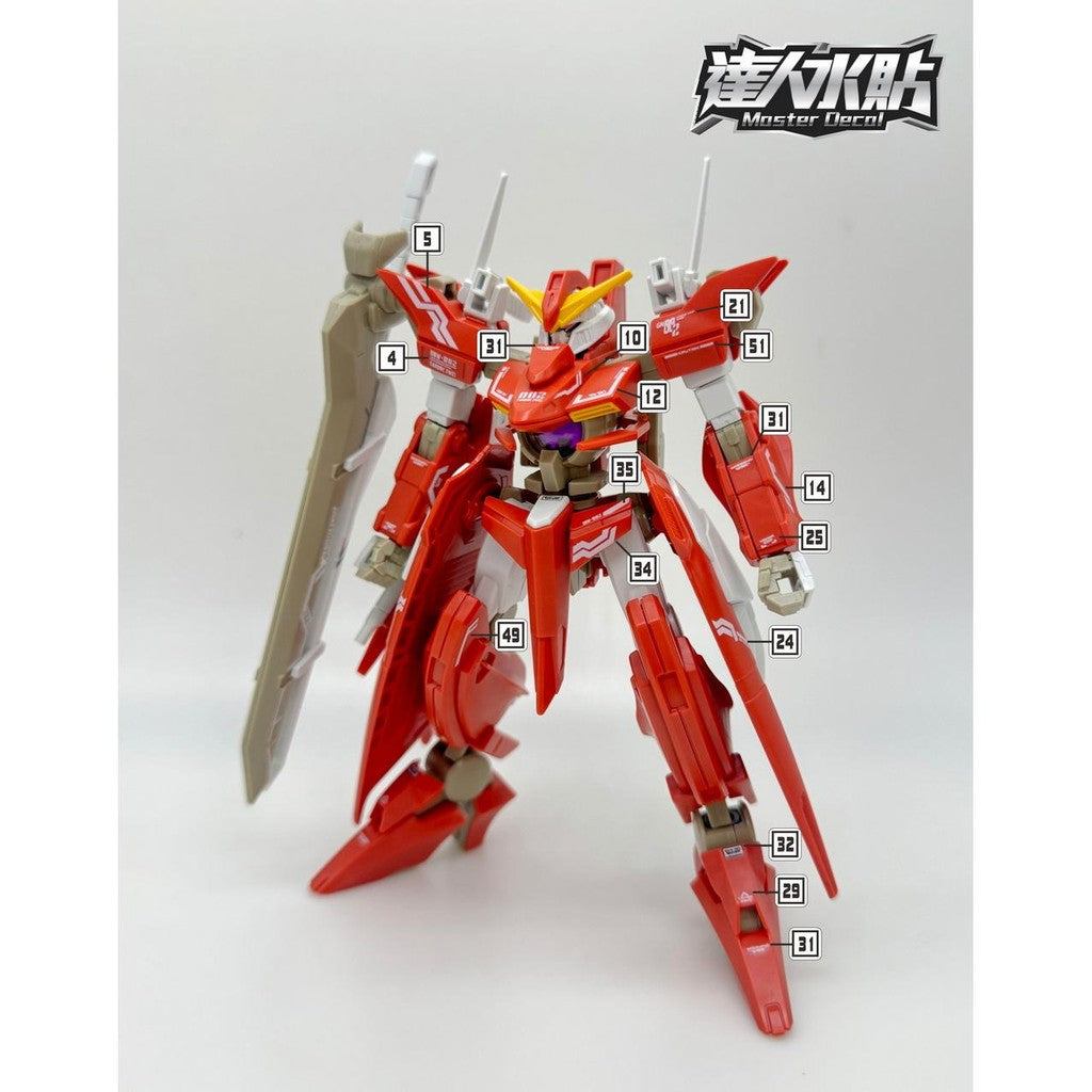 MASTER Water Slide Decal H072 HG 1/144 GNW-002 Throne Zwei Collectibles