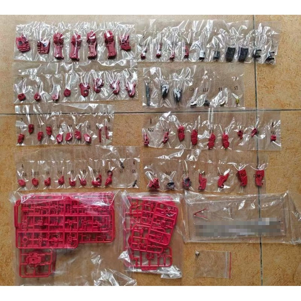 EW MG 1/100 Astray Blue Frame / Second Revise 2R / D Type / Astray Red Frame / Red Dragon Metal upgrade parts