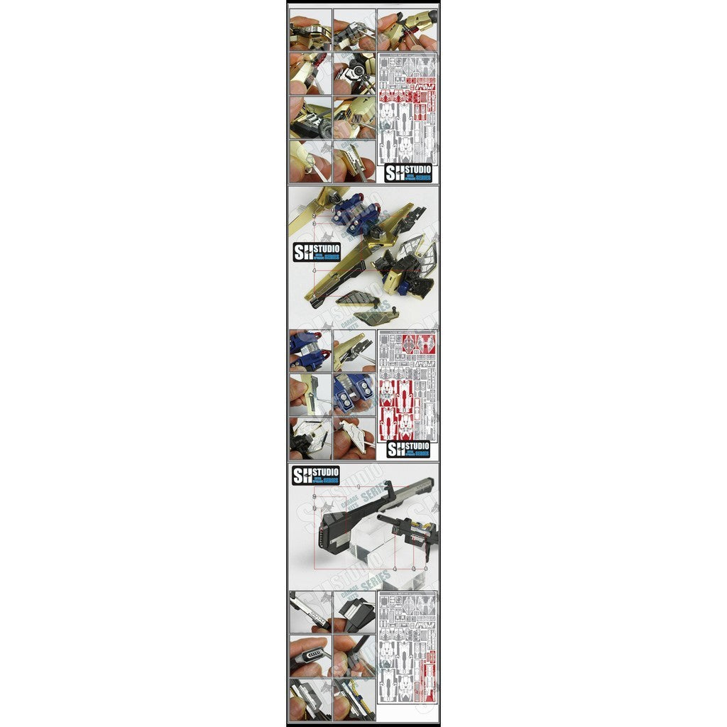 SH STUDIO Upgrade Metal Etching Parts for MG 1/100 Hyaku-Shiki 2.0