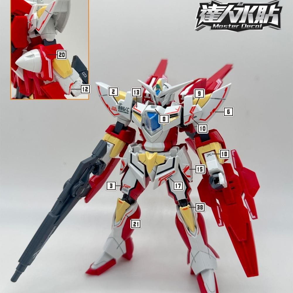 MASTER Water Slide Decal H073 HG 1/144 00 REBORN Reborns Collectibles