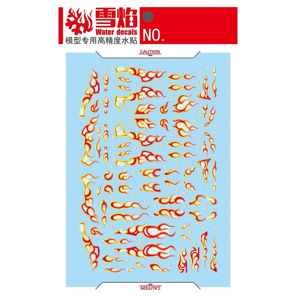 20250722 XUEYAN XY / SNOW FLAME Water Slide Decal MG-171 MG 1/100 CROSS CONTRAST COLORS Providence