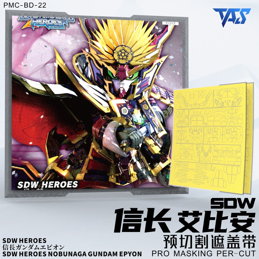 20250722 TAS SDW HEROES NOBUNAGA EPYON PRO Masking Tape Pre Cut (Kits not included)