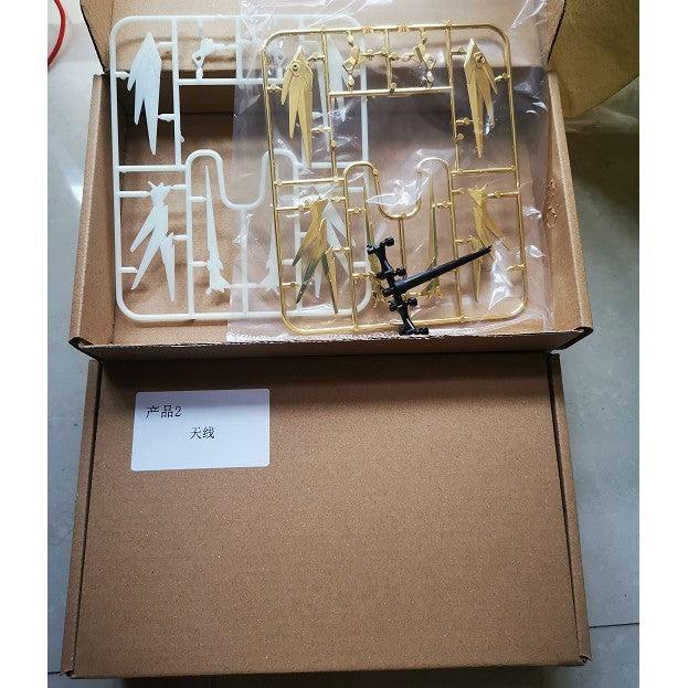 CA PG 01 02 03 Unicorn Phenex Banshee v fin White and gold replacement spare parts 20250717