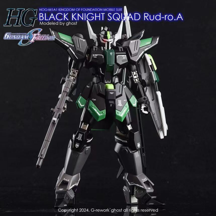 YAN FLAME Water Slide Decal GHOST for HG 1/144 SEED Black Knight Squad Rud-ro.A (YANHG021) 20250721