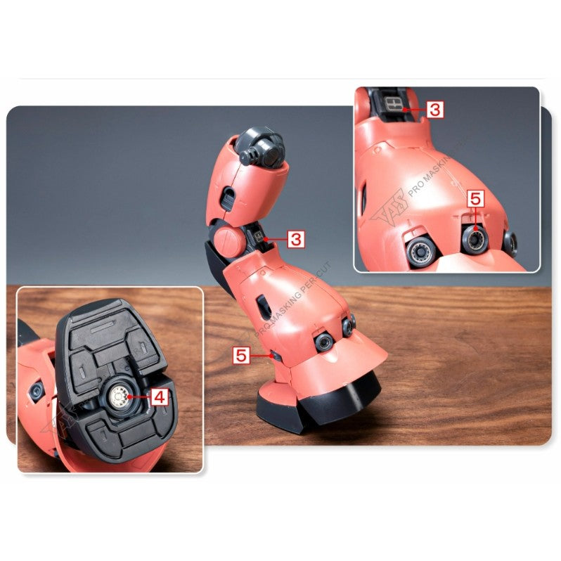 20250722 TAS Pre-cut Masking Tape / Upgrade Parts / Etching Parts for MG Zaku Ver 2.0 (Not the kits or model)