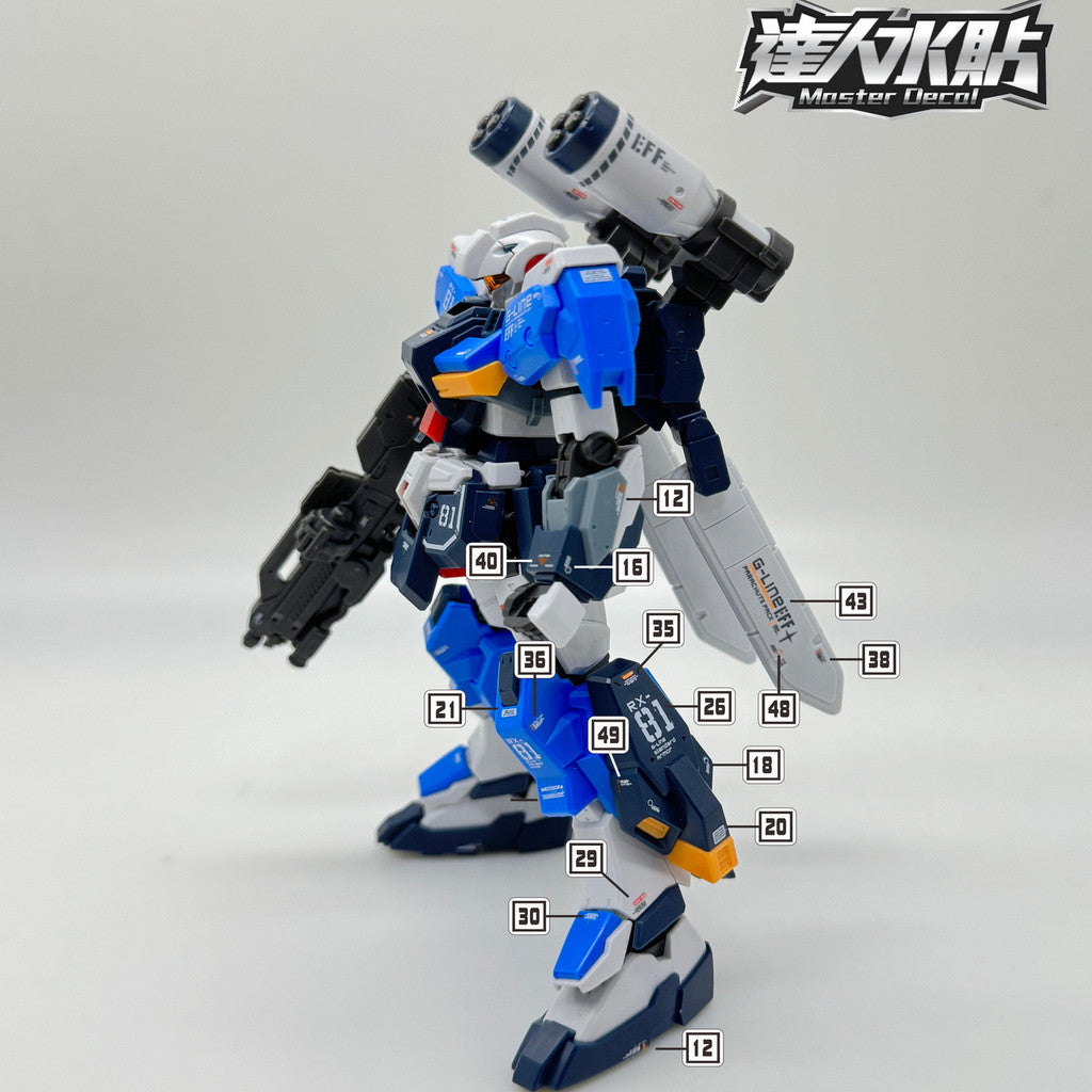 MASTER Water Slide Decal H093 for HGUC HG 1/144 G-LINE GLINE