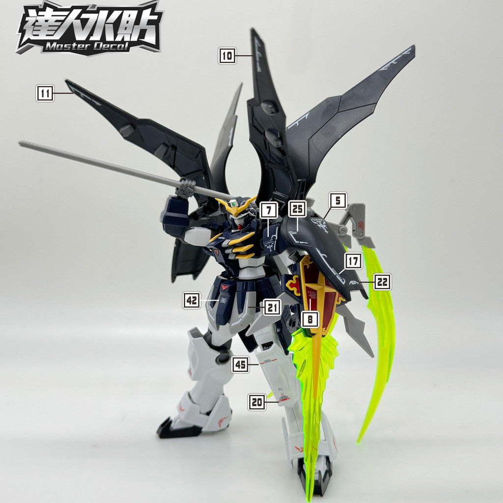 MASTER Water Slide Decal H098 H099 for 1/144 HG Altron / HG Deathscythe Hell PB W