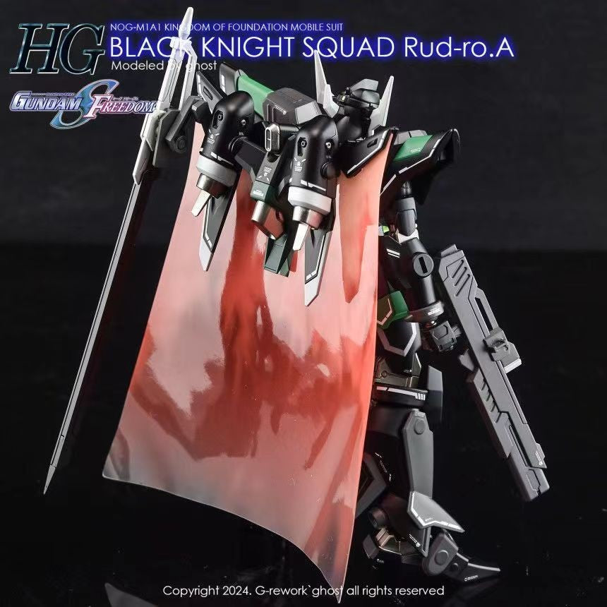 YAN FLAME Water Slide Decal GHOST for HG 1/144 SEED Black Knight Squad Rud-ro.A (YANHG021) 20250721