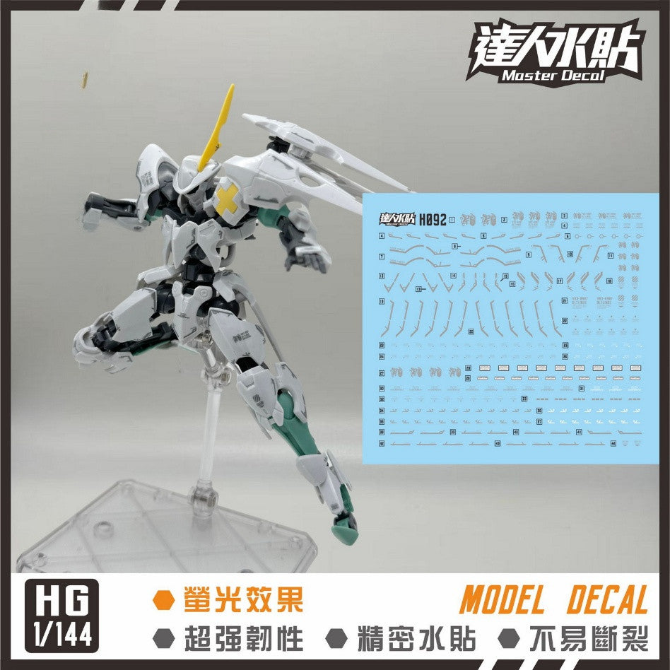 MASTER Decal Water Slide Decal H092 for HG 1/144 Oltlinde PB IBO Ver