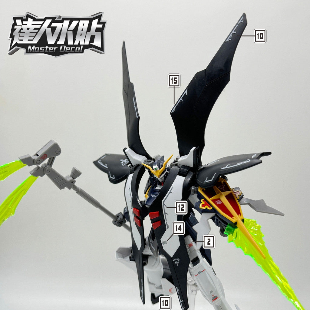 MASTER Water Slide Decal H098 H099 for 1/144 HG Altron / HG Deathscythe Hell PB W