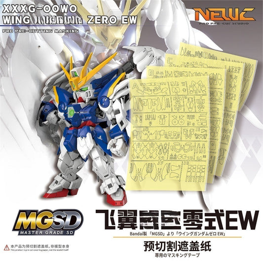 NewC 1/100 MGSD Wing Zero EW Pre-Cut Masking Tape no model Collectibles