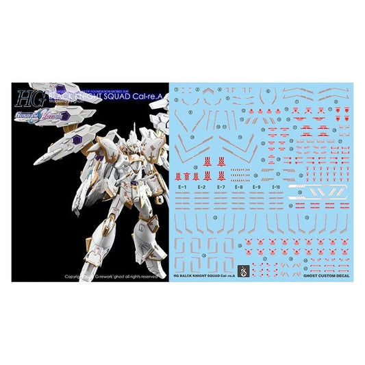 YAN FLAME GHOST Water Slide Decal for HG 1/144 BLACK KNIGHT SQUAD Cal-re.A (YANHG109) 20250721