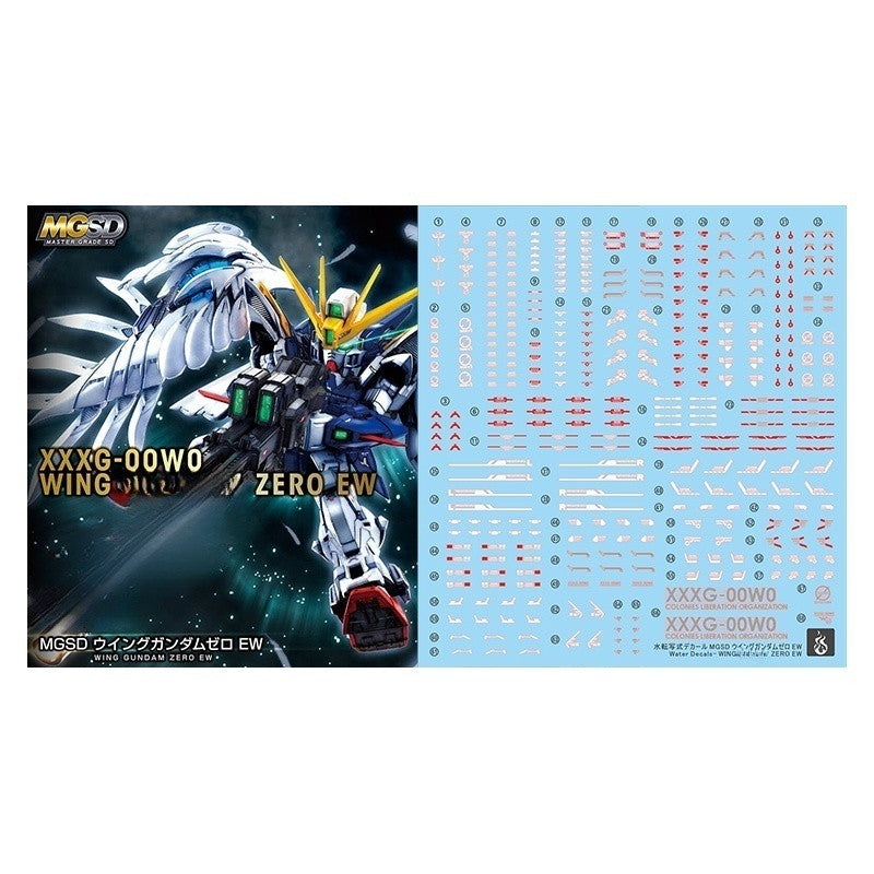 YAN FLAME Water Slide Decal for MGSD Wing Zero EW (YANMG037) 20250721