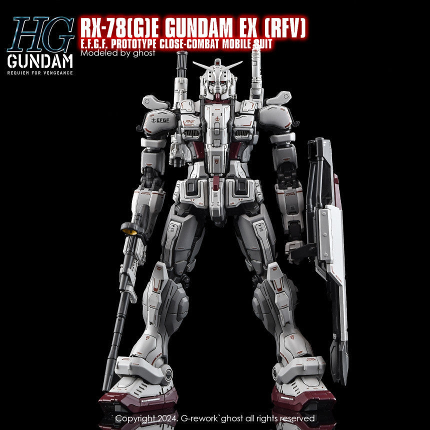 YAN FLAME Water Slide Decal GHOST for HG 1/144 RX-78 RX-78[G]E EX [RFV] (YANHG105) 20250721