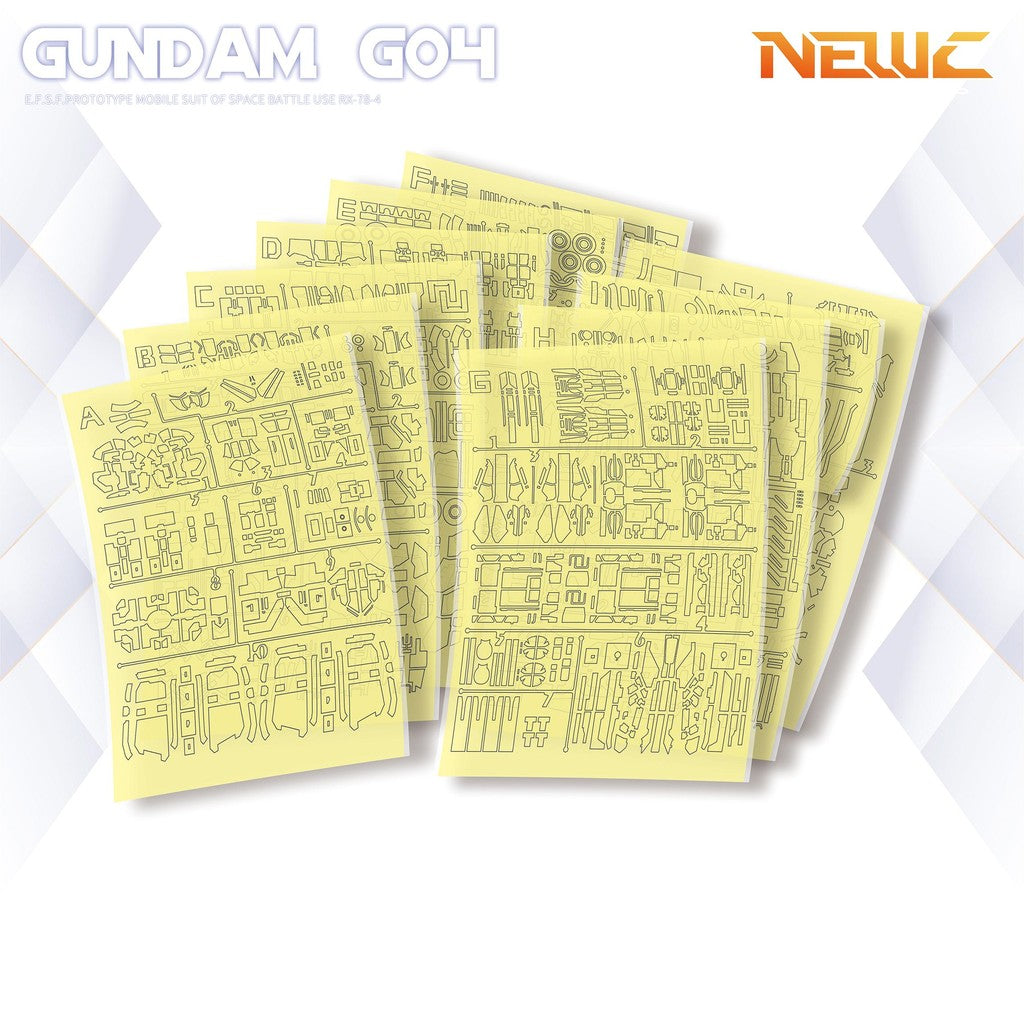 NewC CMM MG RX-78-2 GK Parts  Pre-Cut Masking Tape no model Collectibles