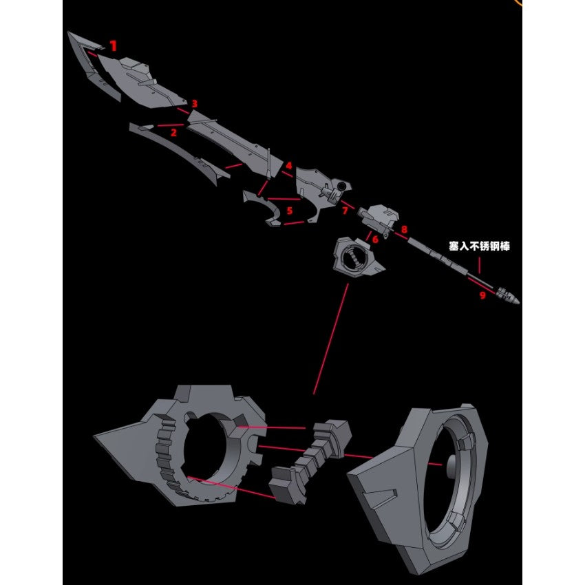 Phoenix 3d print detail parts A-24 1/144 Grand Slam Strike Collectibles