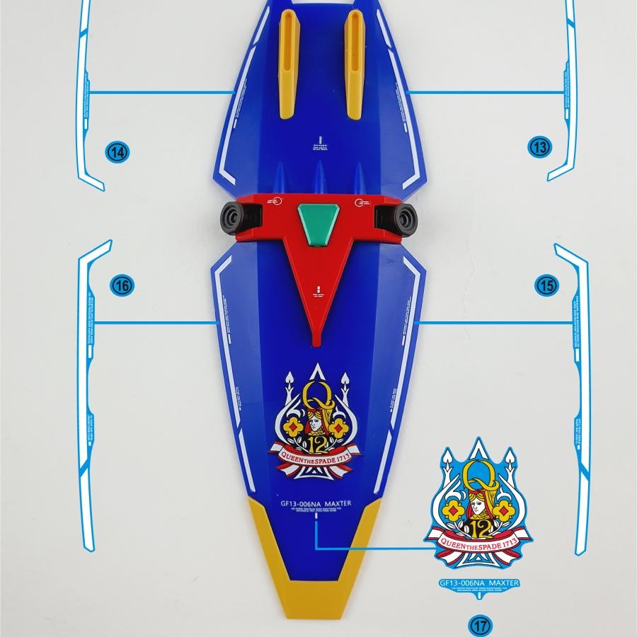 YAN FLAME Water Slide Decal Fluo Type For HG 1/144 Fighter G Maxter (YANHG099) 20250721