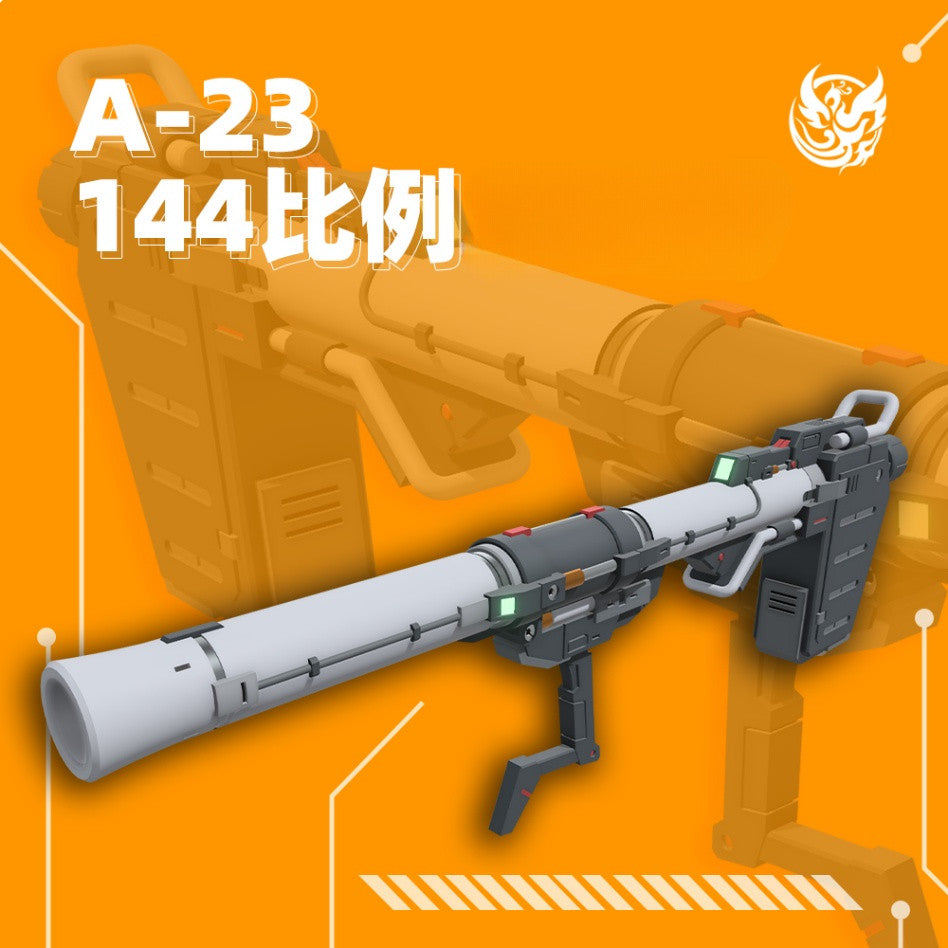 Phoenix A-23 3D print Detail Upgrade Parts for RG HG 1/144 RX-78-2 2.0 Hyper Bazooka Collectibles