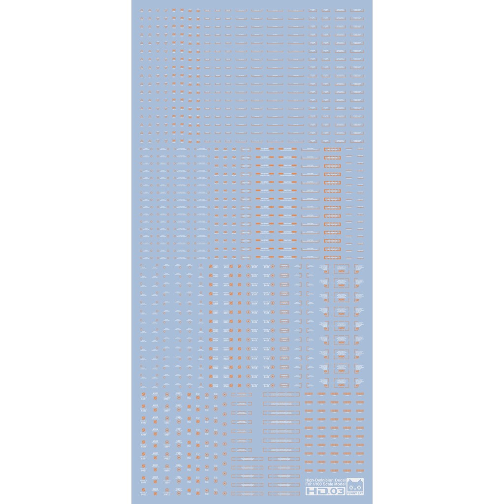 EVO General Use 1/100 Logo HIQ HD  water slide decal no kits Collectibles